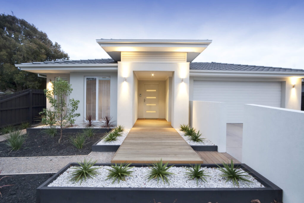 Image of a modern single storey home in Australia which may have been purchased through the Help to Buy Scheme